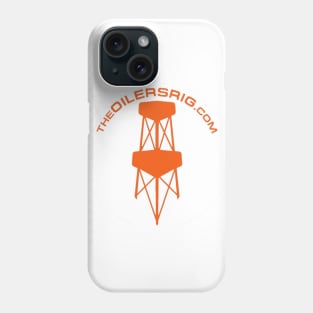 Oilers Rig Alternate Logo Orange Phone Case