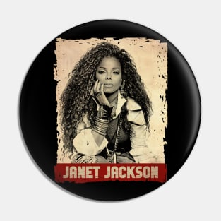 Retro Style \\ Janet Jackson Pin