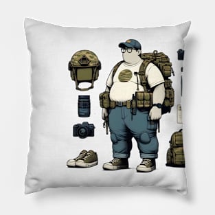 Tactical Otaku Pillow