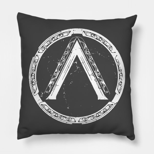 spartan strong Pillow by Lamink