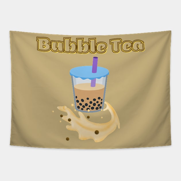 Bubble Tea Tapestry by formony designs