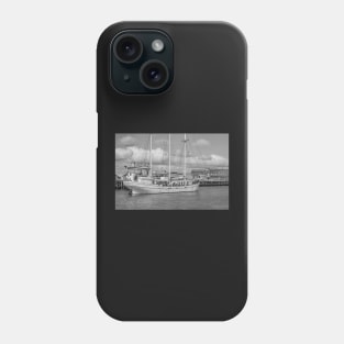 Sailing boat in Great Yarmouth Phone Case