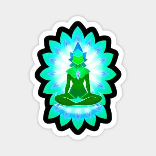 Aura Green Meditation 02 Magnet