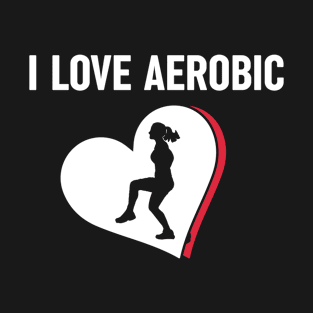 Retro Aerobics Sport Design T-Shirt