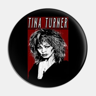 Vintage Retro Tina Turner Pin