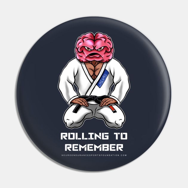 Rolling to Remember Pin by Neuro Endurance Sports Foundation