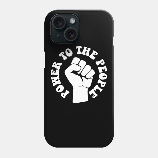 Power To the People, Black Lives, Protest Phone Case by UrbanLifeApparel