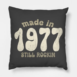 Made in 1977 still rocking vintage numbers Pillow