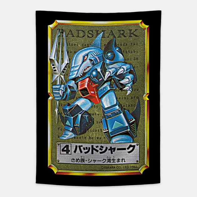 Battle Beasts - Rad Shark Tapestry by retroworldkorea