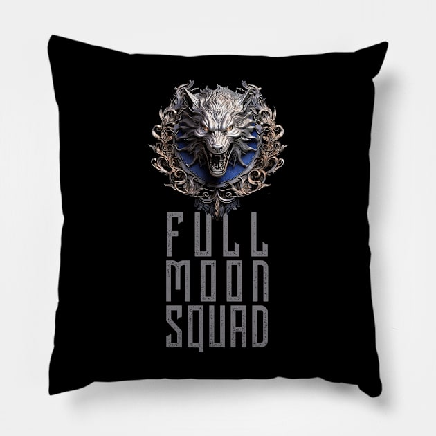 Wolf Emblem Pillow by MaxDeSanje 