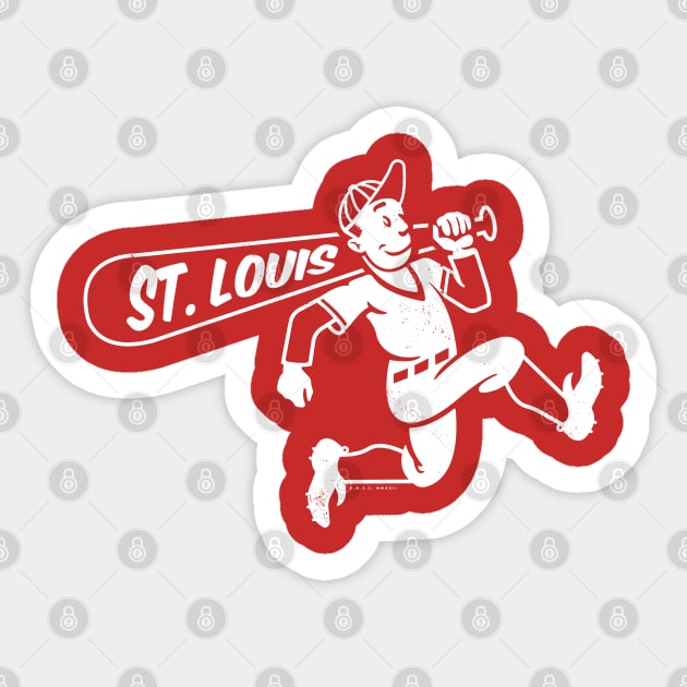 Vintage Baseball - St. Louis Cardinals (White St. Louis Wordmark)