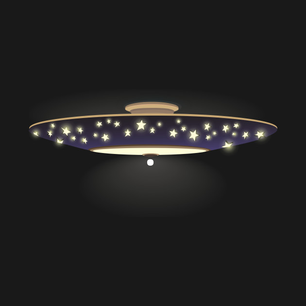 Glitch Furniture Ceilinglamp Large Glowing Stars Ceiling Lamp