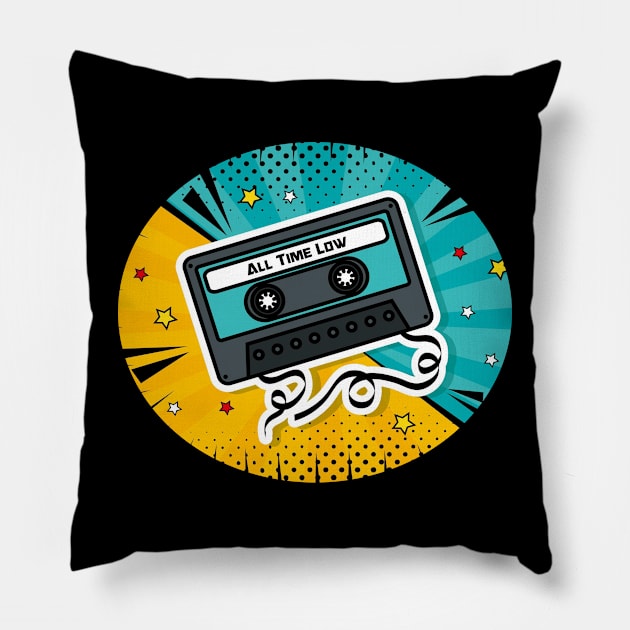 Cassete Tape All Time Low Pillow by Buat Sore