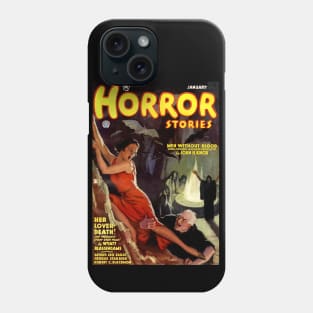 Horror Stories Magazine Cover January 1935 Phone Case