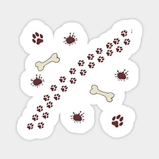 Dog Print Magnet