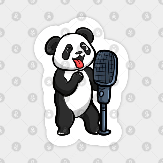 Singing Panda Magnet by Ryuga