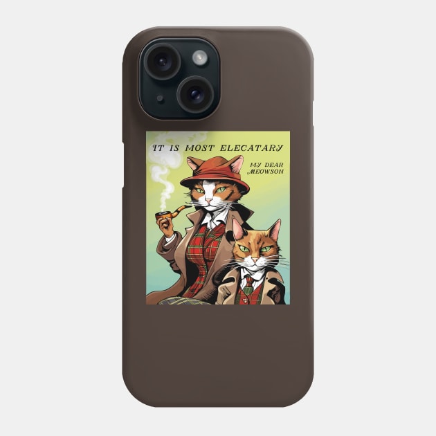 elementary or elecatary? Phone Case by Kingrocker Clothing