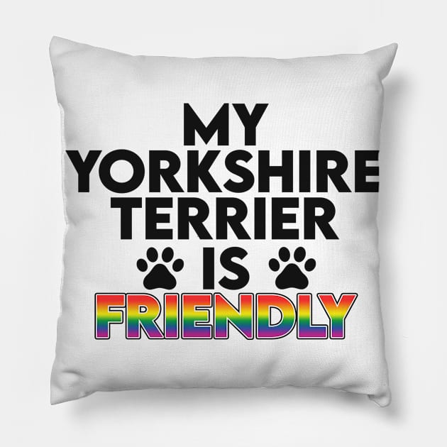 Yorkshire terrier Pillow by NeedsFulfilled