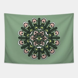 Watermelon Eye Mandala Tapestry