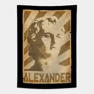 Alexander The Great Retro Propaganda Tapestry