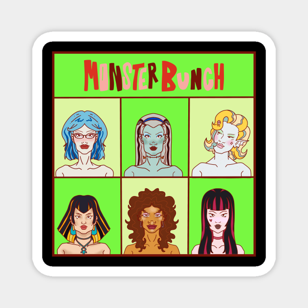 Monster Bunch High Magnet by politerotica