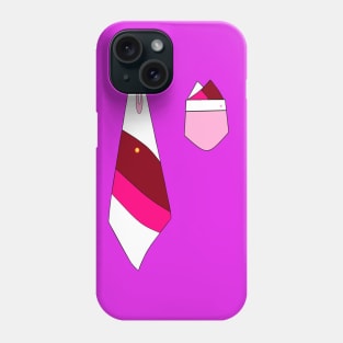 Formal Wear Tie and Handkerchief Phone Case