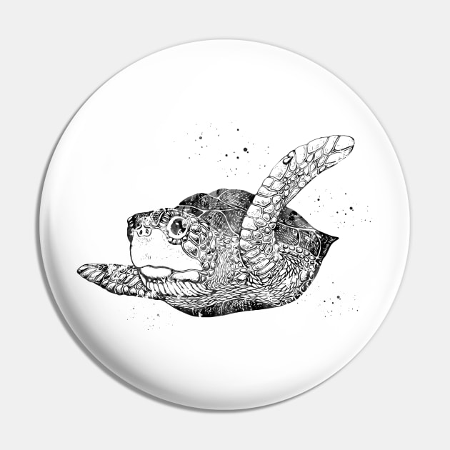 Sea turtle Pin by erzebeth