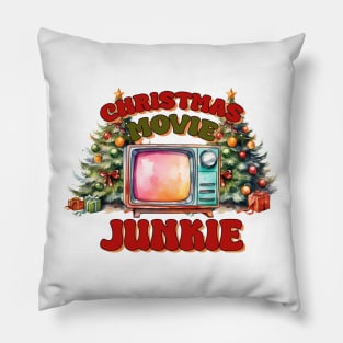 Christmas Movie Junkie Pillow