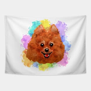 Pomeranian portrait Tapestry