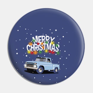 Chevrolet C10 Pickup Christmas Sweater Pin