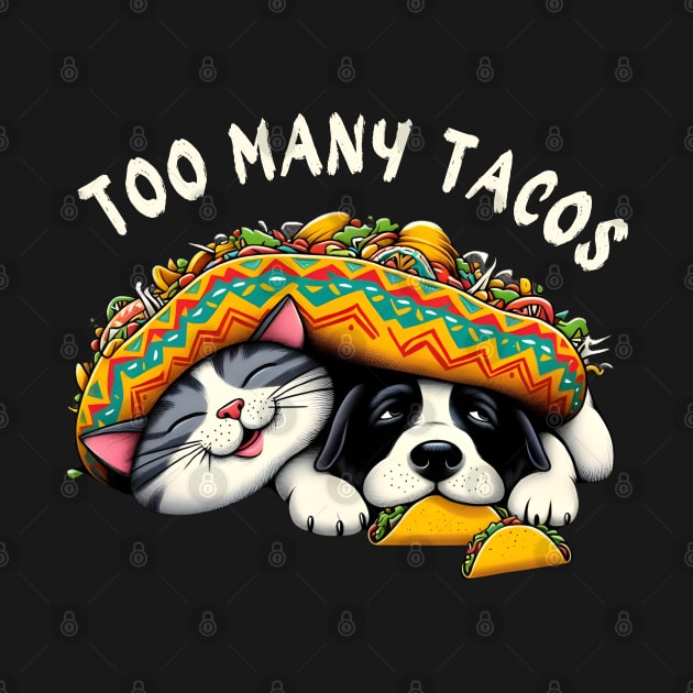 funny cat dog taco Time Cinco de mayo by justingreen