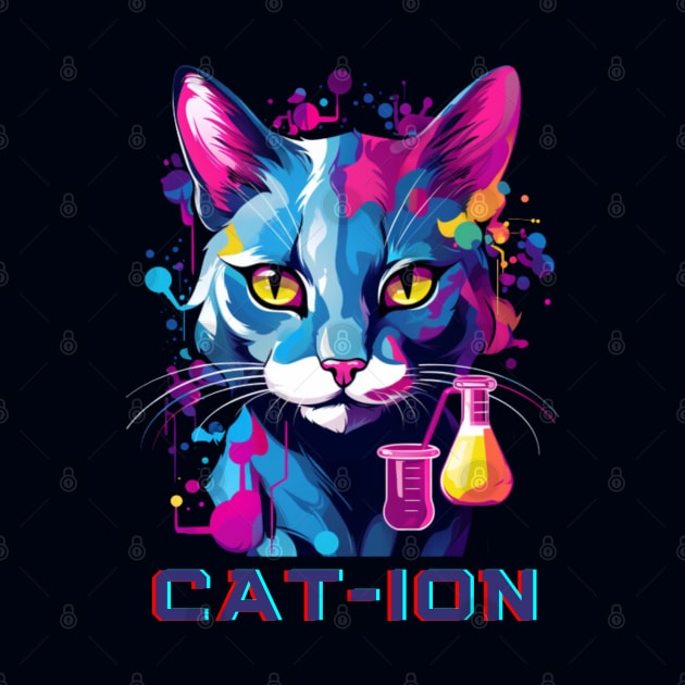 Chemist cat wpap, cation, chemistry, laboratory, kitty in lab by Pattyld