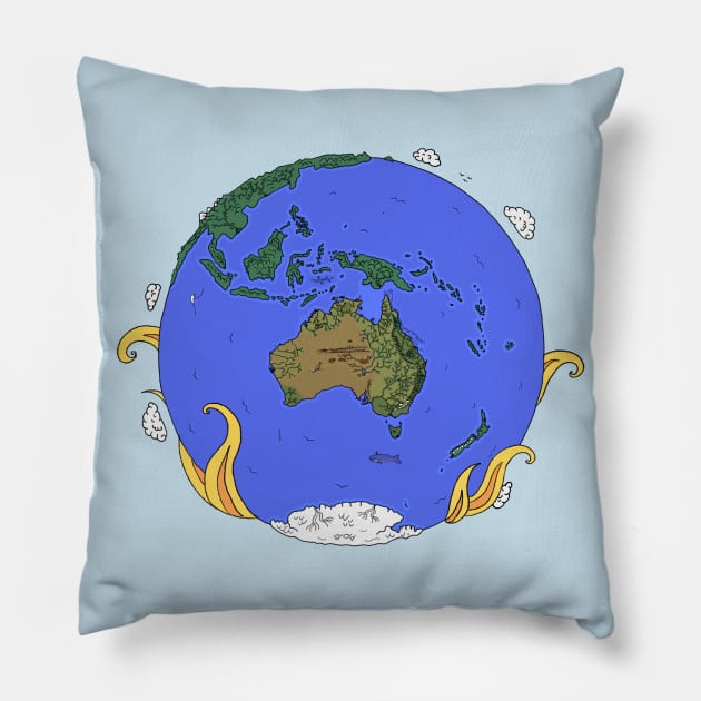 Climate Change Pillow by wanungara