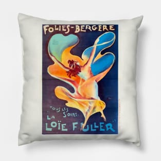 La Loïe Fuller, Folies-Bergère,1897 Pillow