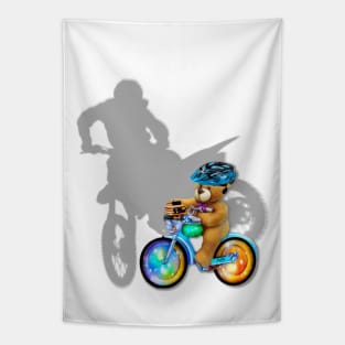 Bike Riding Tapestry