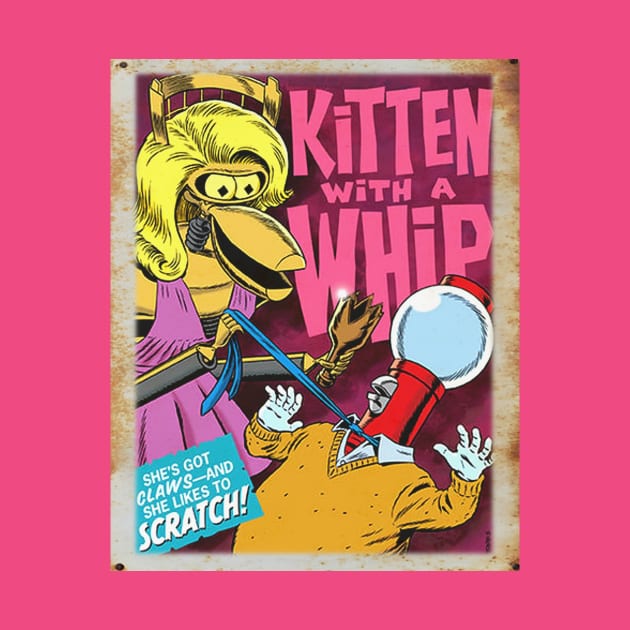 Mystery Science Rusty Barn Sign 3000 - Kitten With a Whip by Starbase79