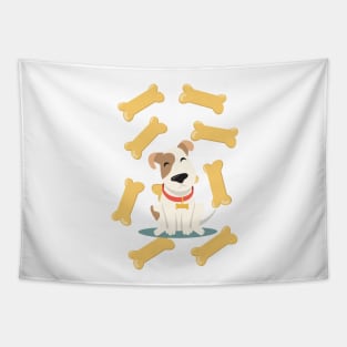 Dog Bone T-shirt Tapestry