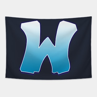 W- Blue Tapestry