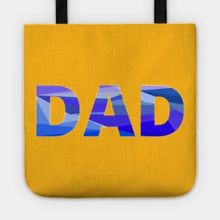 Dad pastel colors chunky design for proud fathers, new dads, fathers to be Tote