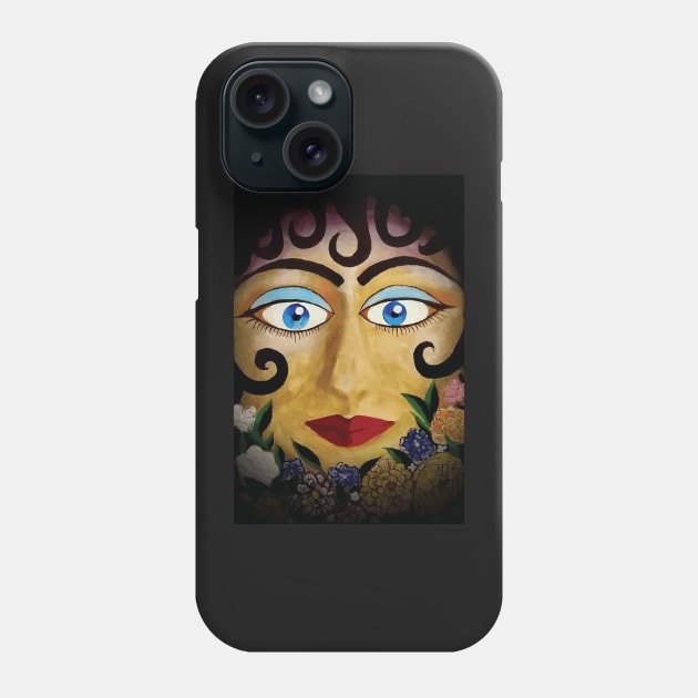 Blue Eyed Mary Phone Case by Koon