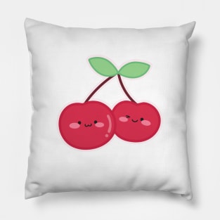 Kawaii Cute Cherry Pillow