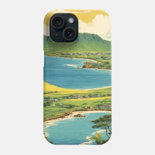 Jeju South Korea Travel Tourism Retro Vintage Phone Case