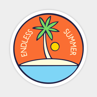 endless summer vector Magnet