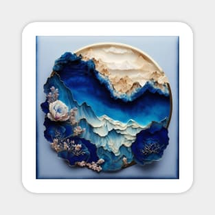 Surfing Surfer's Geode Ocean Magnet