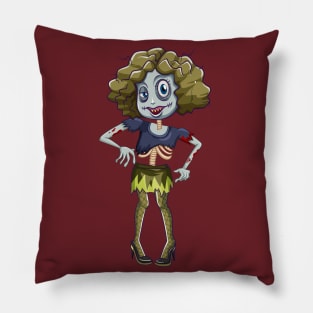 Scary Girl Pillow