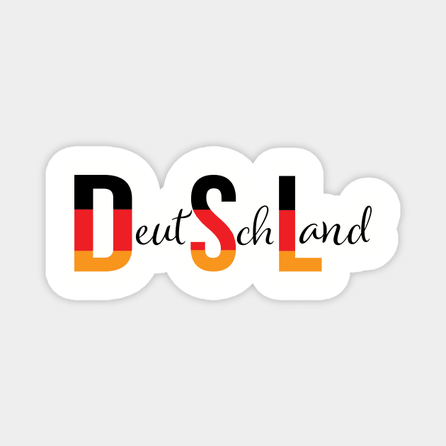 Deutschland - Germany Magnet by PandLCreations