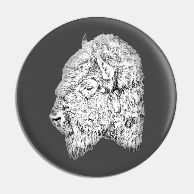 American Bison Pin by dalyndigaital2@gmail.com