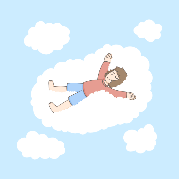 Sleeping on clouds by KammyBale