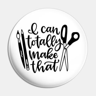 I can totally make that crafty person design Pin