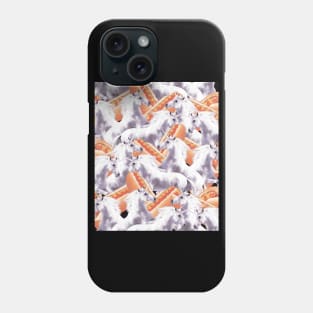 Funny Unicorn Hotdog Crazy Collage Phone Case